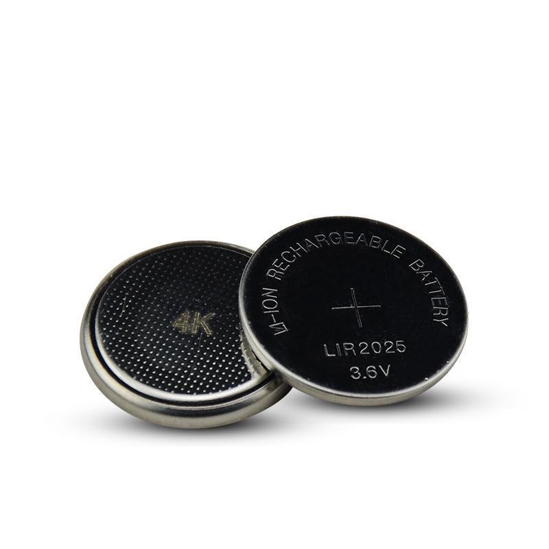 

LIR2016 3,6 В аккумуляторная батарейка-таблетка — заменяет CR2016 для автомобильных ключей, перезаряжается до 500 раз LIR 2025