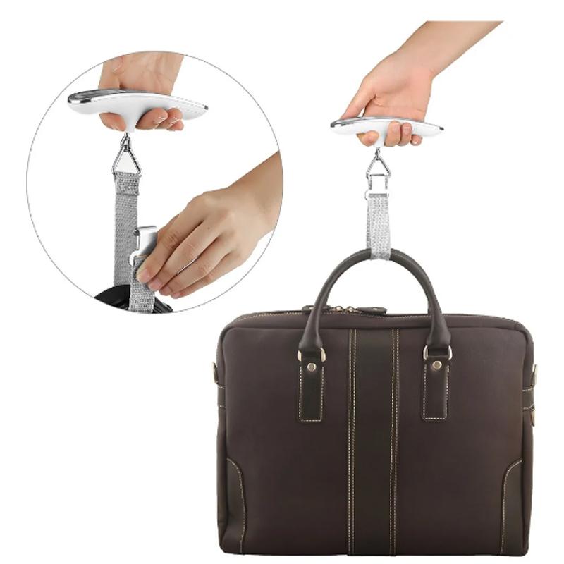 Tragbare elektronische Waage, digitale LCD-Hängewaage, 50 kg, für Gepäck, Koffer, Reisegepäck, Taschenwaage, Balance-Tool