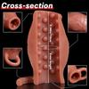 Manicotto Allargante Bloccante per Pene Dildo Seme Anello per Pene Giocattoli Sessuali per Adulti Uomini Manicotto per Pene Spesso Allargato Silicone Morbido Allenamento Desensibilizzazione Maschile