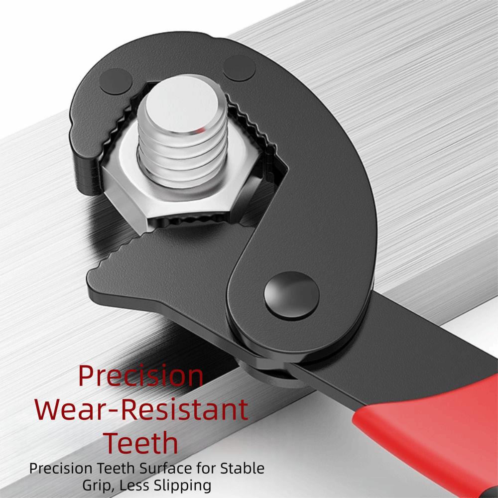 Wear Resistant Adjustable Wrench High Carbon Steel Universal Wrench Multipurpose Use