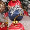 Unique Design Christmas Balls 2 Sizes 6cm 8cm Diameter Shatterproof Flocked Christmas Ornaments Balls Set for Xmas for Home