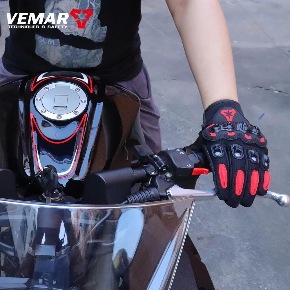 Summer New Men Motorcycle Gloves Hard Knuckle Touch Screen Motorbike Motocross Moto Biker Gloves Motorcycle Accessories M-XXL