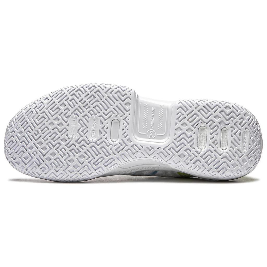 Li-Ning Li Ning Light Speed 2 Cushioning Slip Resistant Abrasion Resistant Low Top Basketball Shoes Men's White Blue Teal ABPU023-6