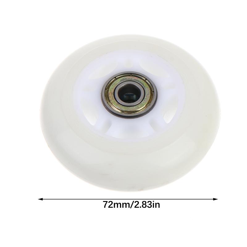 64/70/72Mm Outdoor Inline Hockey Skate Wheels High Elasticity With Bearing Wheels For Skates Roller Skates Luggage