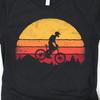Sunset Mountain Biking Retro Shirt / Biker Gifts / Bike Lover Gift / Bicycle Sport / Cyclist Shirts / Bikers Tee / Tank Top / Hoodie
