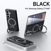 Original Sulada Carbon Fiber Grain Leather Magsafe Case For Samsung Galaxy Z Fold8Ultra 7  Hinge Ring Holder Bracket Back Cover
