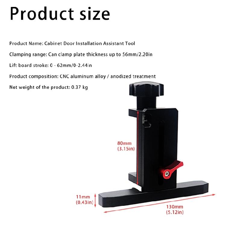 Adjustable Cabinet Door Installation Jig Leveling Device For Home Renovation Projects Woodworking Mounting Support Clamp