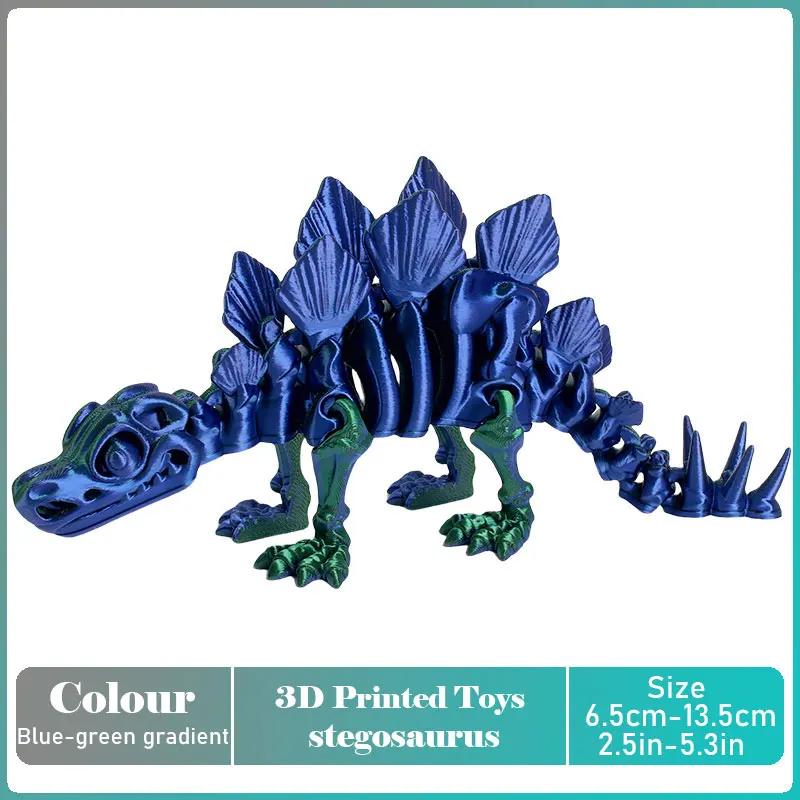 Tirannosauro Rex Stampato 3D Modello di Dinosauro Realistico Articolato Completamente Mobile Regalo di Compleanno Animali Realistici Decorazione da Scrivania