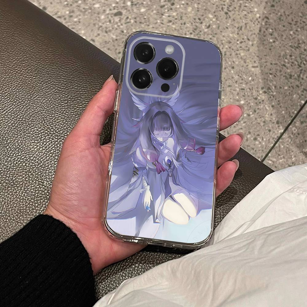 

G-Genshin Impact C-Колумбина Чехол для телефона Для iPhone 17,16,15,14,13,12,11,Pro,XS,Max,XR,Plus Транспортный Ударопрочный Мягкий Чехол iPhone15