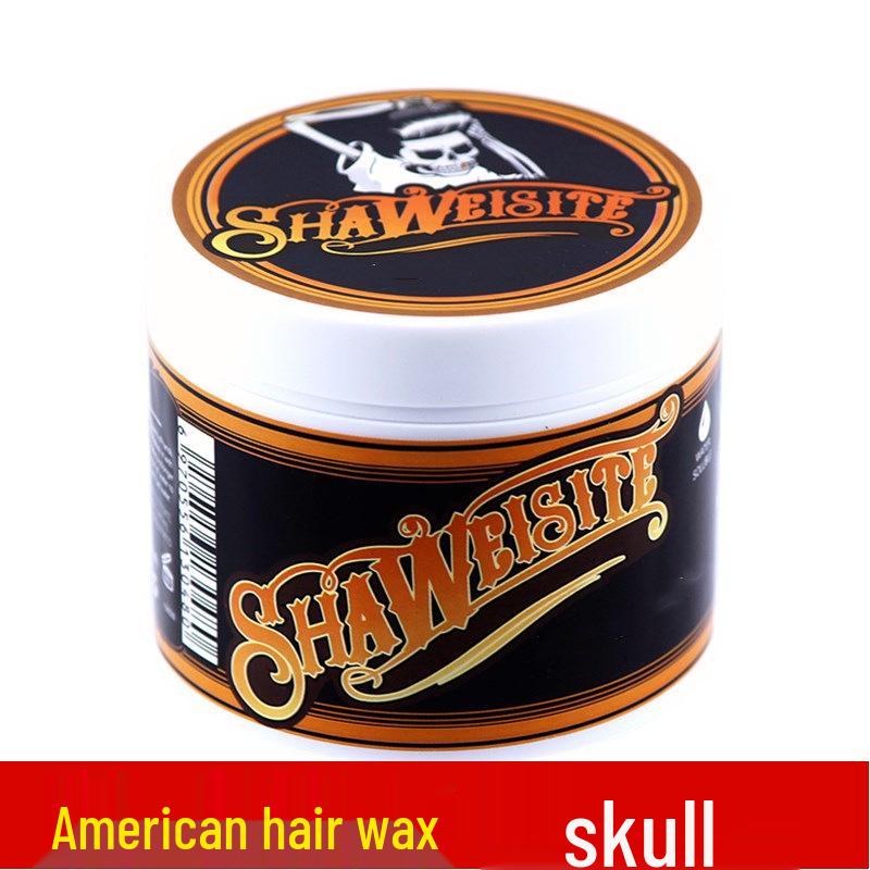 Retro American Skull Pomade: Men s & Women s Slick Back & Moisturizing Hair Wax Cream SAWENSITO