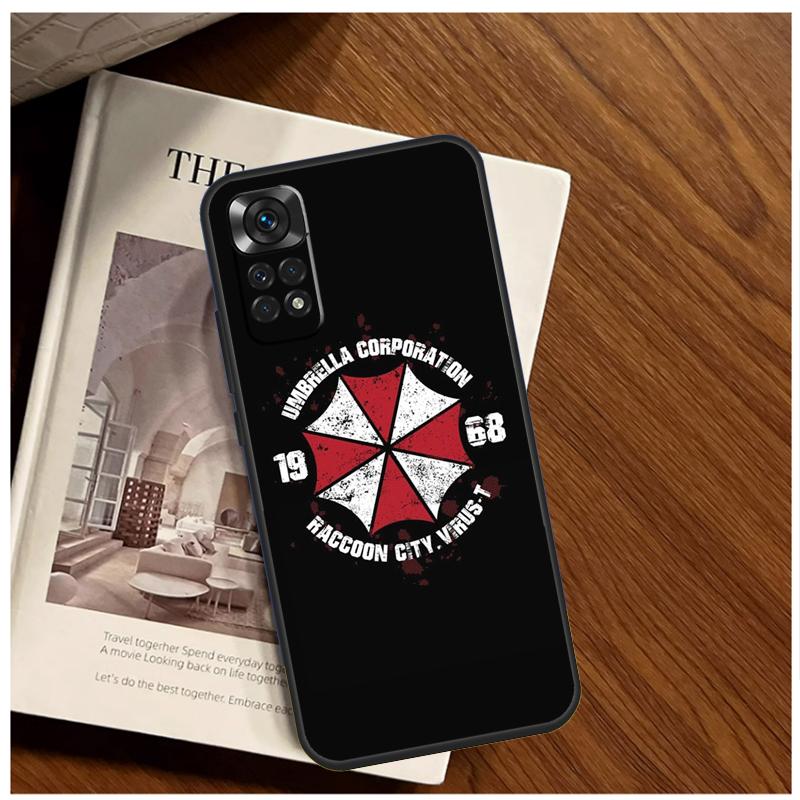 Umbrella Corporation Case For Xiaomi Redmi Note 13 11 10 9 8 12 Pro Plus 12S 11S 10S 9S 10A 9C 10C 12C 13C Funda