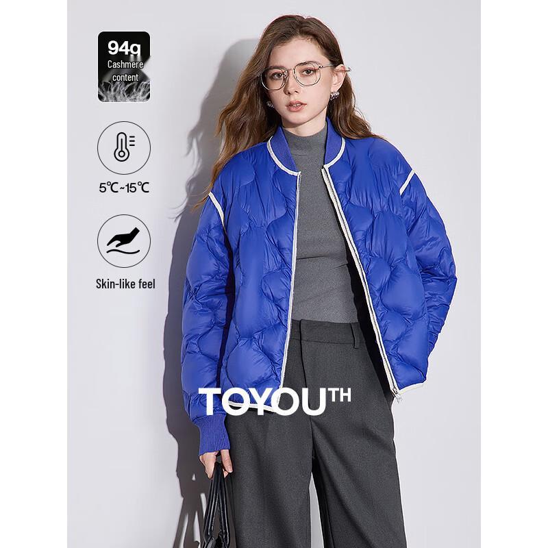 

Chuyu Women s 90% Duck Down Stand Collar Baseball Jacket L