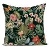 Polyester Tropical Plant Monstera Palm Leaf Cushion Cover Pillow Cover For Home Chair Sofa Decorative Throw Pillowcase
