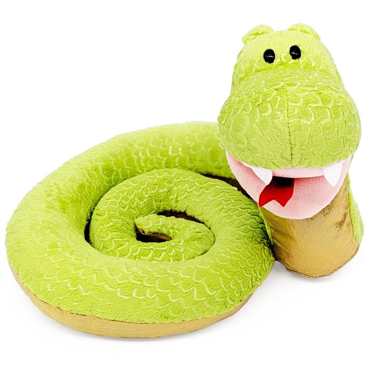 

Плюшевая змея 25см Классический зеленый x золото 2025 [NICI] зелёный