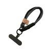 INS British Style Contrasting Woven Phone Lanyard Short Handheld Trendy Phone Case Wrist Rope Doll Luggage Pendant Hanging Rope
