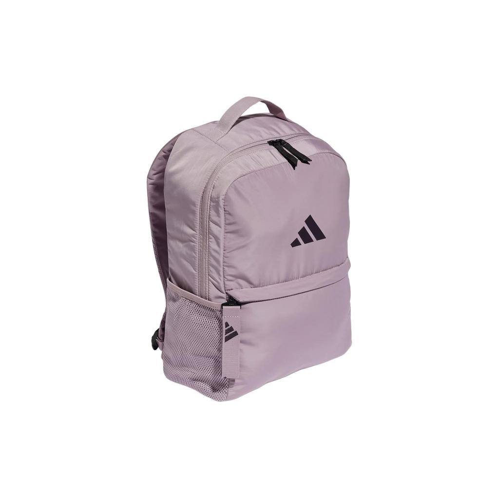 Adidas Large Capacity Polyester Backpack Women Backpack Light-Gray Purple IR9935
