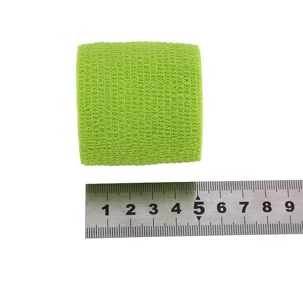 5 Rolls Celsiusset Waterproof Self Adhesive Bandage Tape Finger Joints Wrap Sports Care(Green)