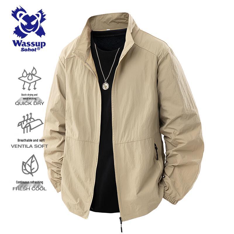 Wassup Sohot Men s UV Protection Ice-Feel Jacket 3XL