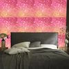 Coral and powder pink glitter wallpaper for living room and bedroom 50x1000