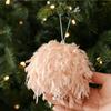 Fluff Texture Xmas Bauble Foam Tree Hanging Decor Creative Christmas Ornament  Home Xmas Decor