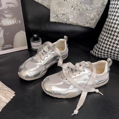 Fashion Women's 2025 New Summer Single Mesh Breathable Thin Casual Explosive Forrest Gump Shoes
