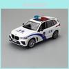 Model samochodu ze stopu 1:BMW X5 M Policyjny SUV w skali 32 z dźwiękiem i światłem dla dzieci