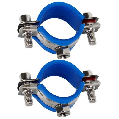 2 peças braçadeira de tubo afundando cadeira de escritório bomba parada substituição fix aço inoxidável saver grampos fixação clipe