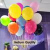 100 Stück Beutel 10 Zoll Professioneller Ballon Happy Birthday Rund Matt Verschiedene Farben Regenbogen Latexballon Packung mit 100