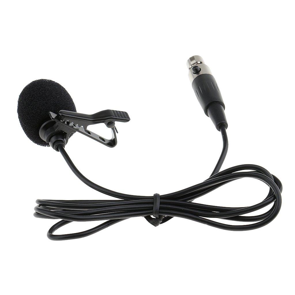 Phantasmia Lavalier Microphone 3.5mm 3Pin XLR 4Pin Compatibility 1m Cable Condenser Unidirectional Vocal Speech Dance Sports Instrumental Solo