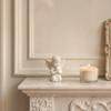 3D Printed Kneeling Angel Figurine, Praying Cherub Desktop Statue, Wings Angel Sculpture for Home Office Indoor Outdoor Garden