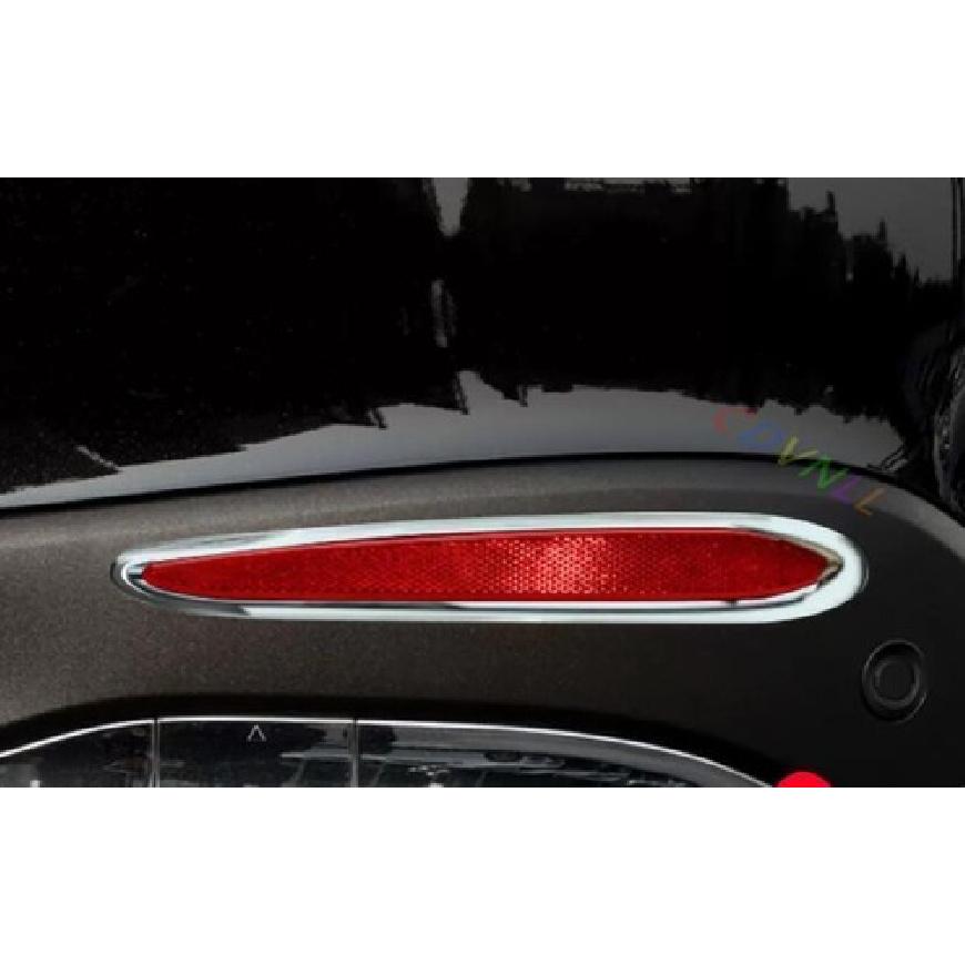 Fit For Benz GLC X254 2023-2024 ABS Chrome Rear Fog Light Lamp Cover Trim 2PCS