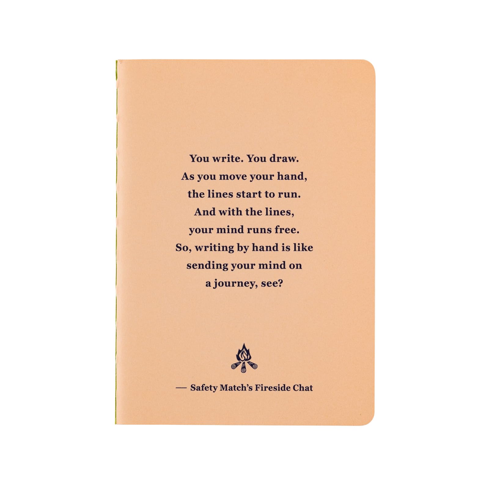 

Hobonichi Techo Fireside Chat в линейку 7 мм, 80 листов, Блокнот Note, (B7) блокнот, линии, страницы, аксессуар. оранжевый