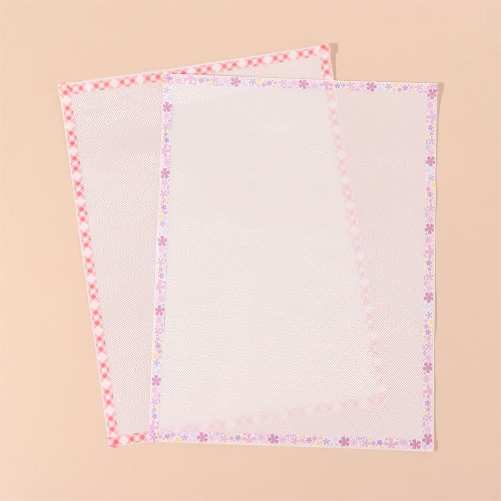 4PCS Light Transmission Ironing Sheets for Fuse Beads Melting Beads Baking Cloth Fusion Beading