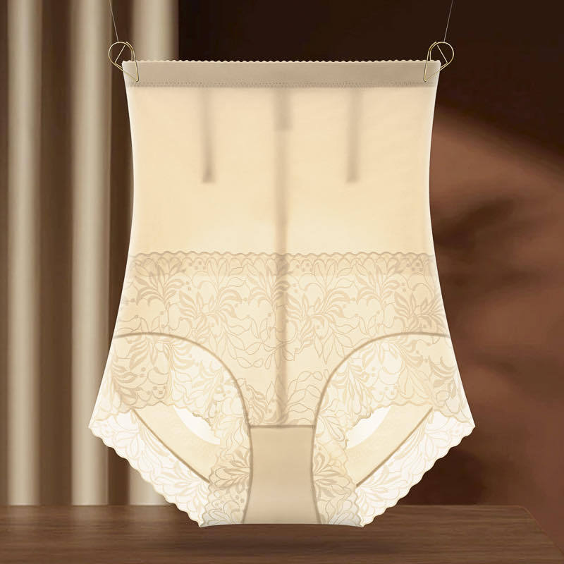 Women's Summer Thin Style Breathable Comfortable Postpartum Abdominal Slimming Body Shapeless High Waist Triangle Briefs