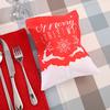 Christmas Tissue Box Cover Bag Cartoon Santa Tissue Covers Kitchen Dinner Party Table Decors Christmas Decorations for Home
