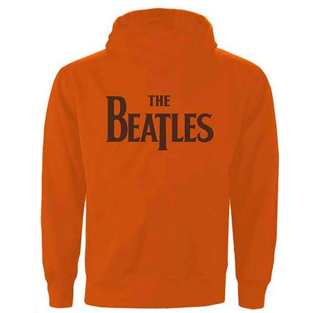 The Beatles Unisex Adult Drop T Logo Full Zip Hoodie