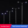 Luminous Double Arm Elbow Street Lamp Model - E Type Sand Table Multiple Designs