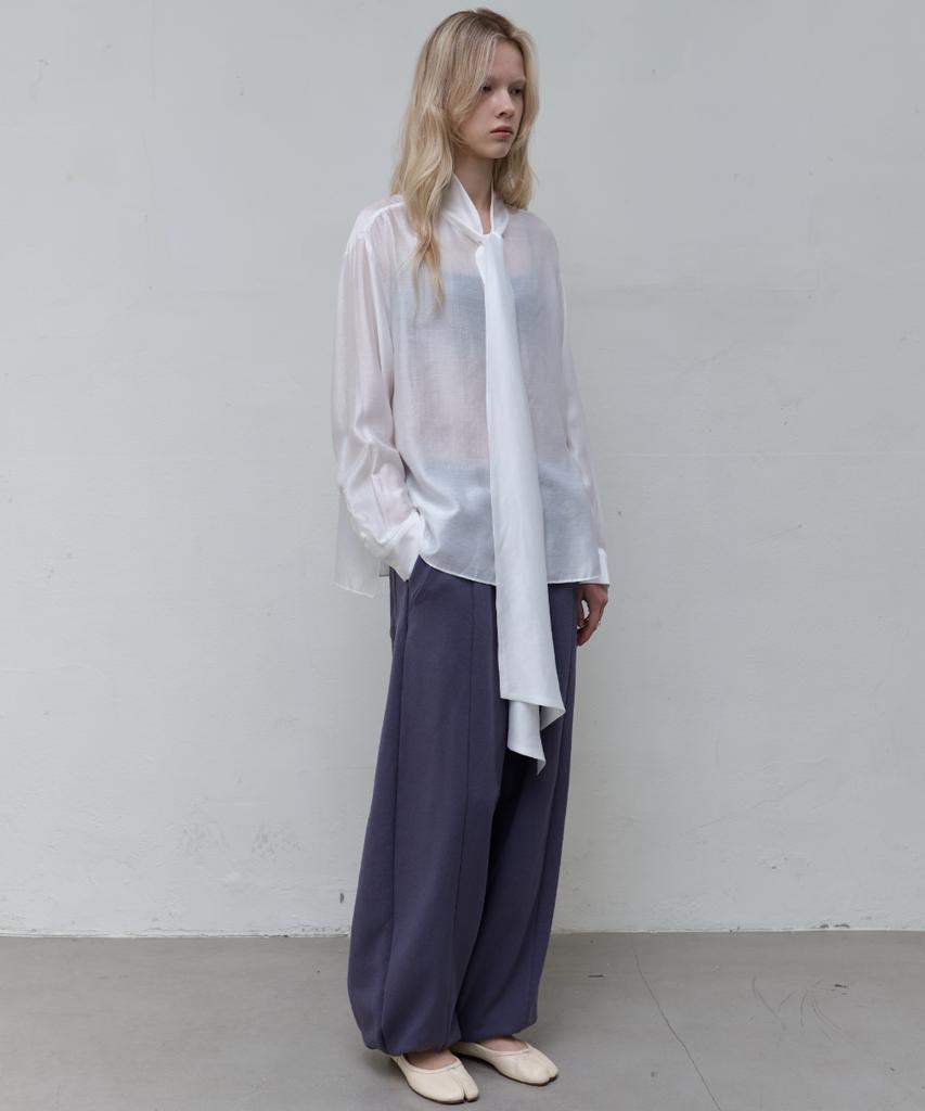 Seolan Boucle Jogger Pants_Purple