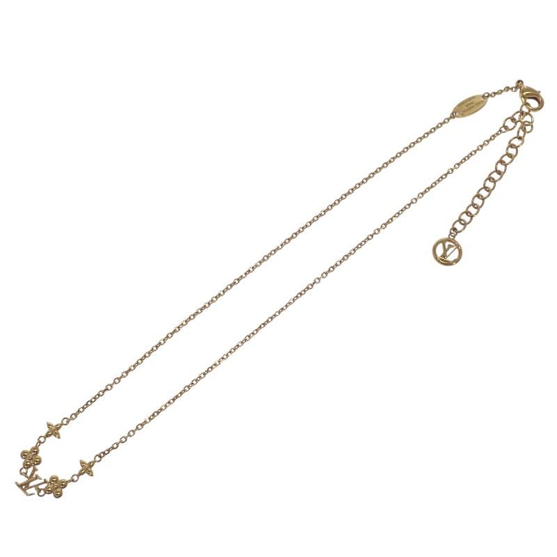 LOUIS VUITTON  M01614 Necklace gold metal Women