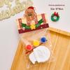 Christmas Cartoon Plaster Doll Painting Kit for Kids - Small Holiday Gifts
