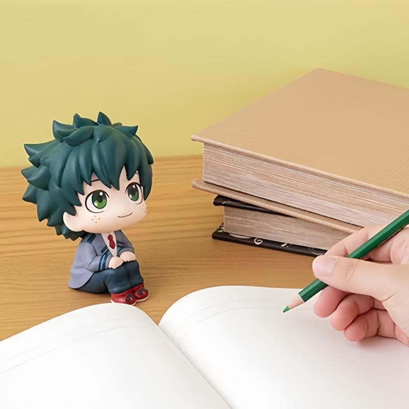 My Hero Academia Actionfiguren-Set - Midoriya Izuku Bakugo Katsuki & Todoroki So Anime Sammlerstücke für Geschenke