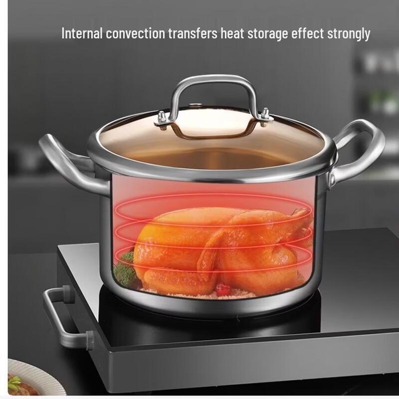 KOBACH 24cm 304 Stainless Steel Multi-Function Pot