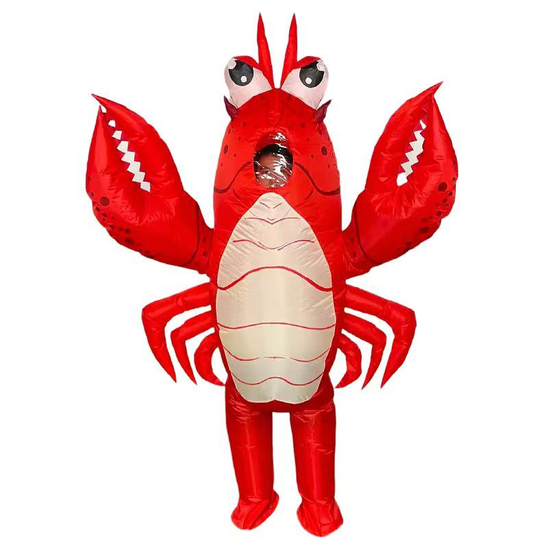 Grijze Muis Halloween Maskerade Opblaasbaar Kostuum Prop