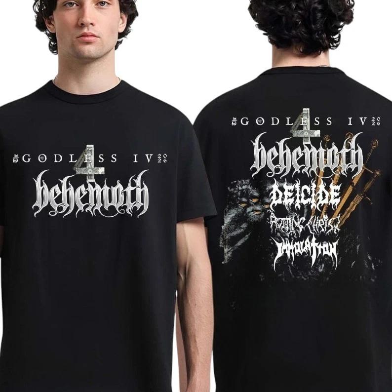 Godless IV 2026 North America Tour T-Shirt Two Sided Metal Concert Tee S-4XL 2XL