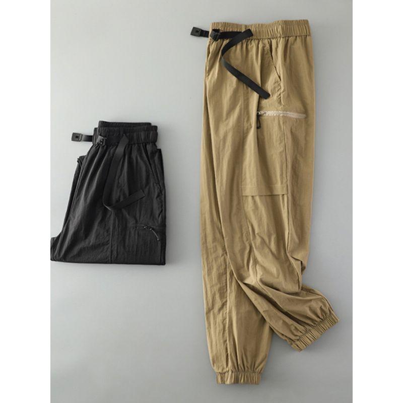 Trendy Quick-Drying Retro Functional Thin Section Export Cargo Pants