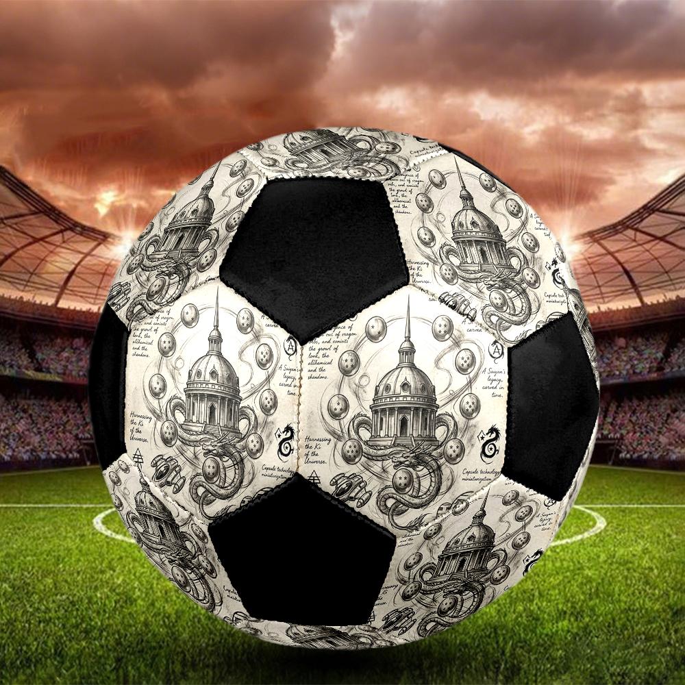 1pc Dragon Ball Z Football Soccer Ball Size 5 Indoor Soccer Ball Fashion Colorful  Backyard Game -Great For Sports Fans Gift HE60