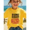 Girls German Slogan Print Crewneck Short Sleeve Tee