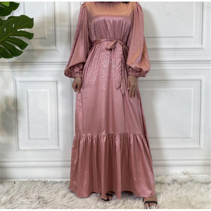 

2022 Новое Модное Платье Женское Принтованное Со Шнуровкой и Кружевом Pink 2XL