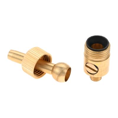 1PC M8 M10 M12 M12.5 M14 Male Thread Micro Pure Brass Jet Straight Water Curtain Fountain Nozzles Garden Pond Spray Head