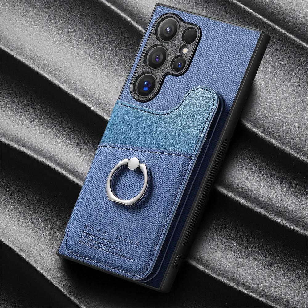 

Магнитный чехол для телефона с защитой от RFID для Samsung S25 S24 Ultra S22 Plus S23 FE A16 A26 A36 A56 A55 5G Кошелек с обложкой-держателем для карт Galaxy S24 Plus